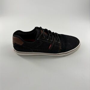 Levi Strauss Signature Men’s Size 9 Denim Leather Low Top Casual Shoes